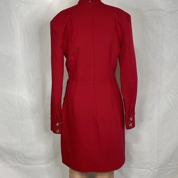 Nocturne Women's Shoulder Pad Mini Dress – Size M – Red - Picture 2 of 11